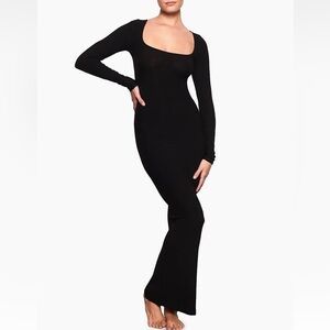 SKIMS Soft Lounge Long-Sleeve Dress